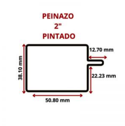 PEINAZO PINTADO 2 50.8 MM